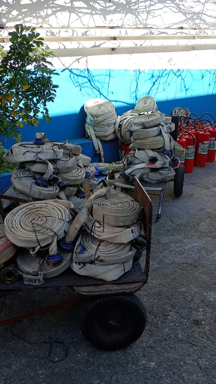 Teste Hidrostático de Mangueiras de Incêndio in Loco