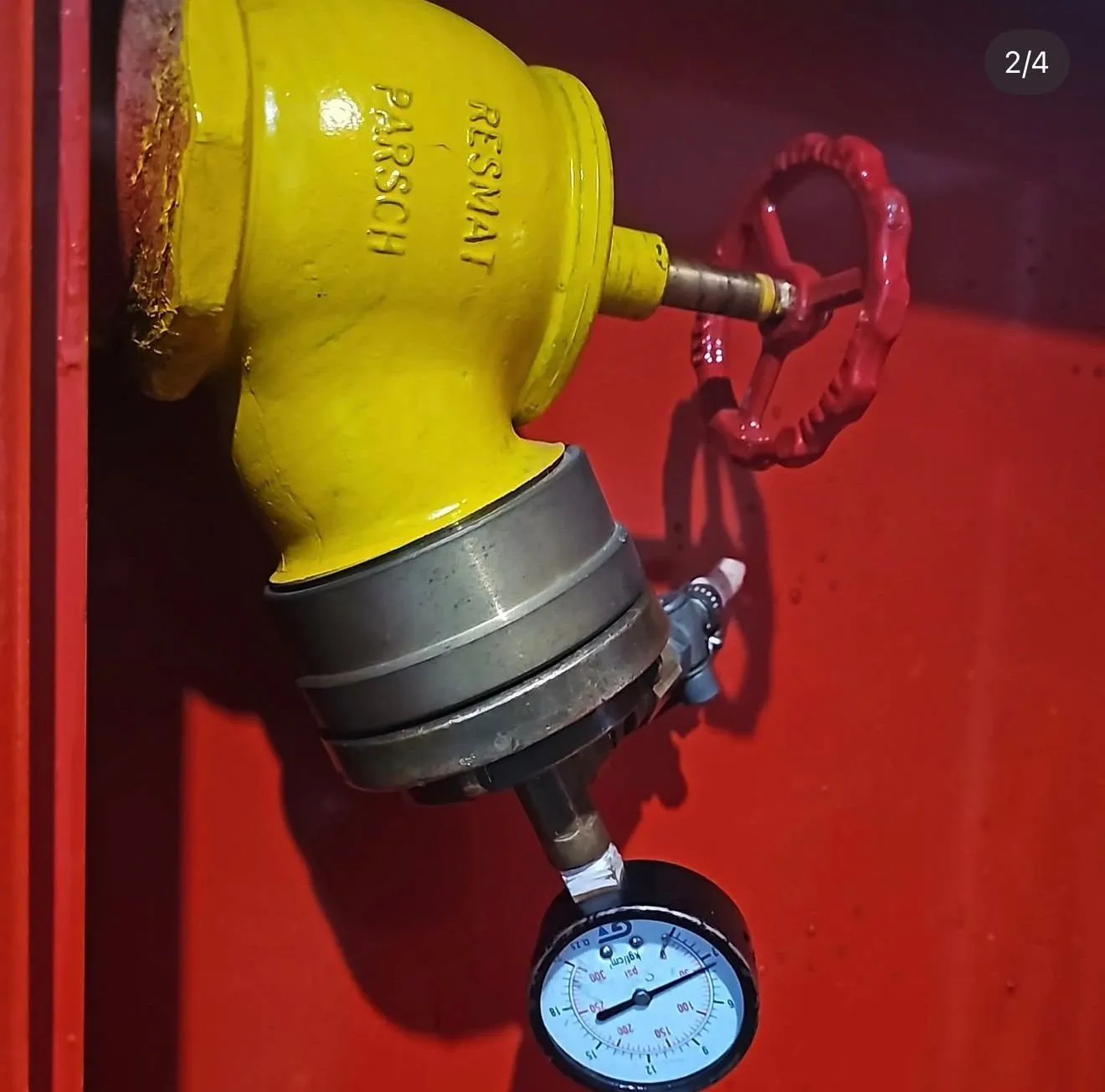 Teste de pressão estática de hidrante no SESC SP