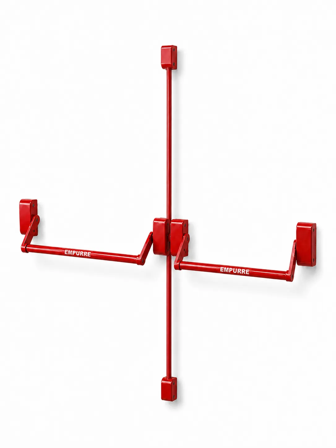Barra Antipânico Dupla Tipo Alavanca - Vermelho