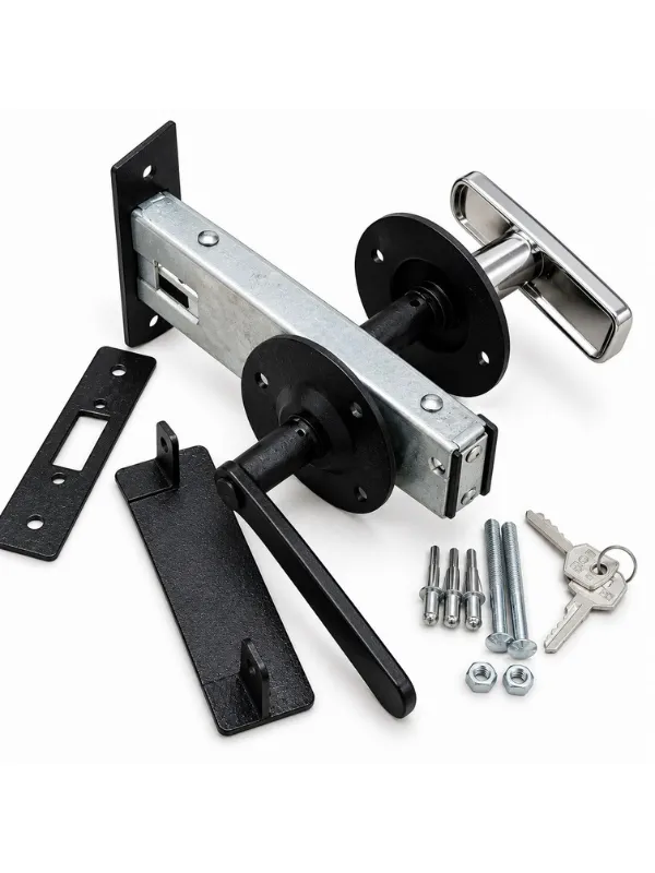 Fechadura para Porta Corta Fogo com Chave - Embutir (Puxe/Empurre)