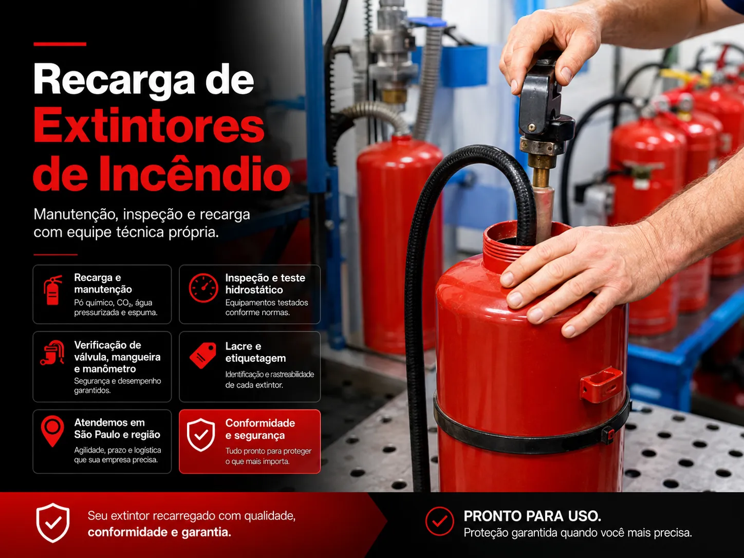 Recarga de Extintores de Incêndio